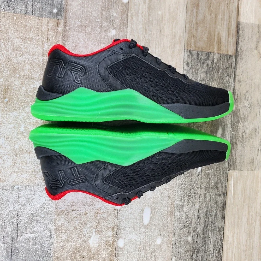 TYR CXT-1 Trainer Womens Shoes Sz 6 Athletic Training Black Lime Sneakers
